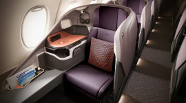 Business Class On The Plane High Quality Wallpaper