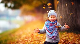 Child Autumn Wallpaper