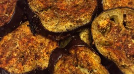Fried Eggplant Wallpaper For IPhone Download