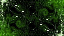Green Swirl Wallpaper For Desktop