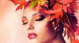 Model Autumn Wreath Wallpaper
