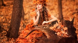 Model Autumn Wreath Wallpaper Gallery