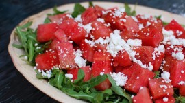 Watermelon Cheese Salad Photo