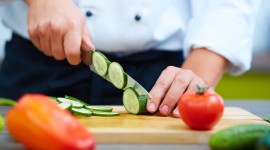 Cutting Vegetables Wallpaper For PC