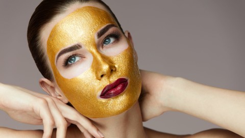 Gold Face Mask wallpapers high quality