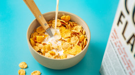 Icing Corn Flakes Wallpaper Background