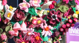 Knitted Flowers Wallpaper For Desktop