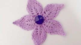 Knitted Flowers Wallpaper For PC