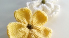 Knitted Flowers Wallpaper Gallery