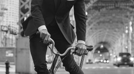 Male Model Bicycle Wallpaper For Android