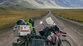 Motorbike Travel Wallpaper For IPhone
