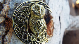 Owl Pendant Wallpaper For Android