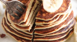 Pancakes With Banana Wallpaper Download
