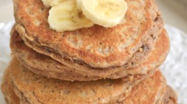 Pancakes With Banana Wallpaper For IPhone Download