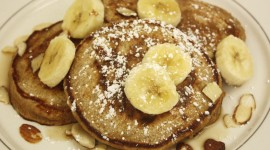 Pancakes With Banana Wallpaper High Definition