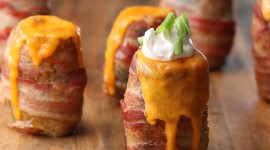 Potatoes Wrapped In Bacon Wallpaper