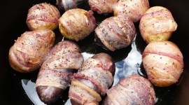Potatoes Wrapped In Bacon Wallpaper Free