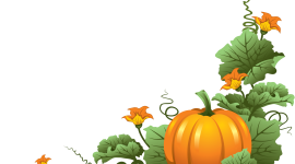 Pumpkin Frame Desktop Wallpaper