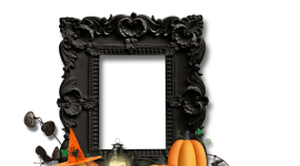 Pumpkin Frame Wallpaper For IPhone