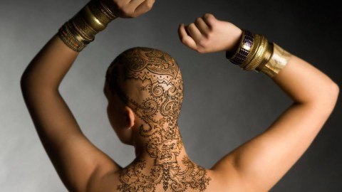 Tattoos On The Head wallpapers high quality