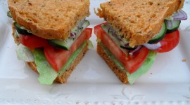 Veggie Sandwich Wallpaper High Definition