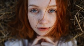 4K Red-Haired Baby Photo