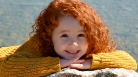 4K Red-Haired Baby Photo Download