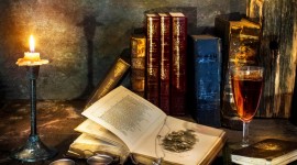 Books Candle Picture Download