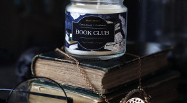 Books Candle Wallpaper For IPhone