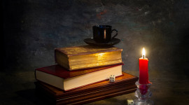 Books Candle Wallpaper Gallery