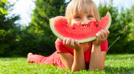 Children Watermelon Photo Free