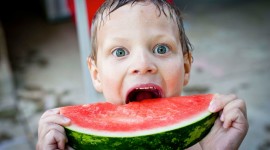 Children Watermelon Wallpaper#1