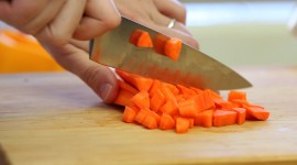 Chopped Carrots Desktop Wallpaper Free