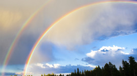 Double Rainbow Photo