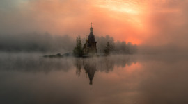 Fog Church Photo