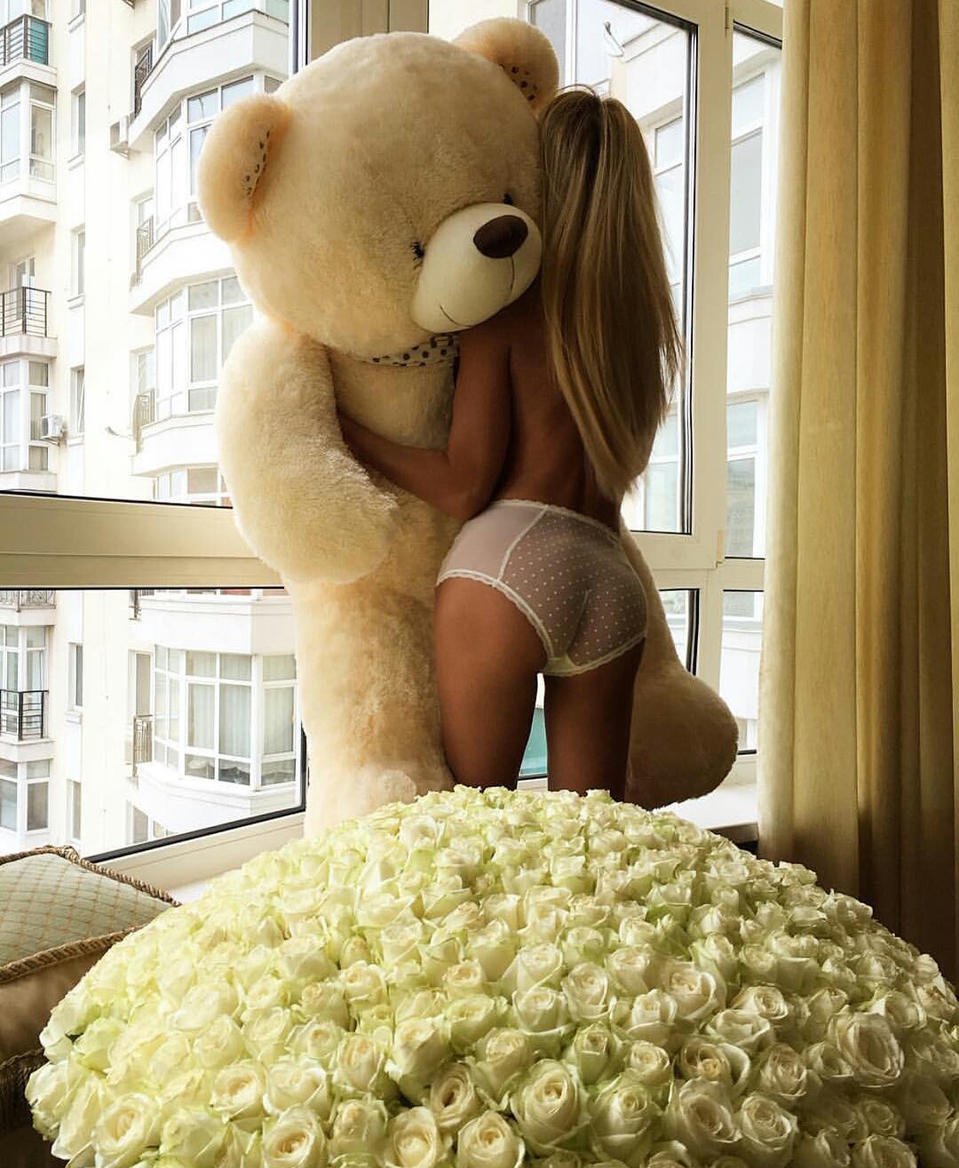 Blonde fucking teddybear