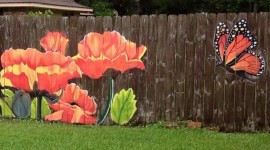 Painted Fences Wallpaper HQ