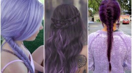 Purple Hair Wallpaper For Desktop