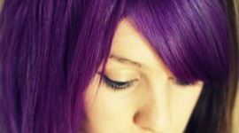 Purple Hair Wallpaper For IPhone