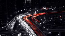 Road Junction Night Photo Download