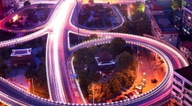 Road Junction Night Picture Download