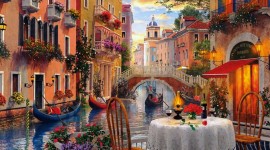 4K Bridge Venice Desktop Wallpaper