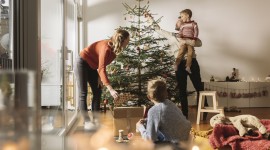 Children Decorate The Christmas Tree Photo#4