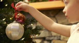 Children Decorate The Christmas Tree Pics#2