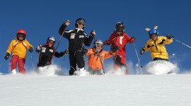 Children Skiing Photo