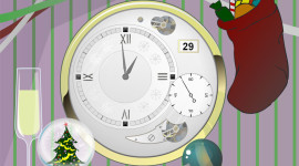Christmas Clock Image