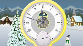 Christmas Clock Image#1