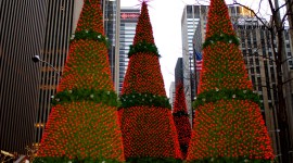 City Christmas Decorations Full HD
