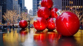 City Christmas Decorations Photo