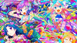 Colorful Anime Wallpaper Full HD